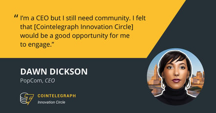 Cointelegraph Innovation Circle member Dawn Dickson